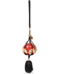 Etro - Apple-Tassel Leather Charm - Lyst