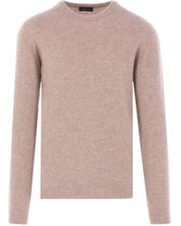 Roberto Collina - Jersey De Lana Con Cuello Redondo - Lyst