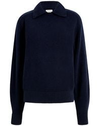 KHAITE - Pull Jackson En Marine De Minuit - Lyst