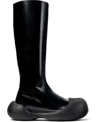 CAMPERLAB - Caramba Round-Toe Leather Boots - Lyst