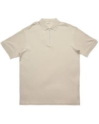 SELECTED - Krister Zip-Up Polo Shirt - Lyst