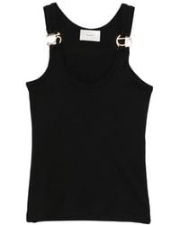 Coperni - Buckle-Detail Ribbed Tank Top - Lyst