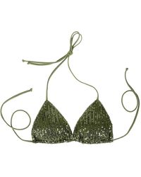 Mc2 Saint Barth - Top de bikini con lentejuelas - Lyst