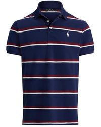 Ralph Lauren - Striped Pique Polo Shirt - Lyst