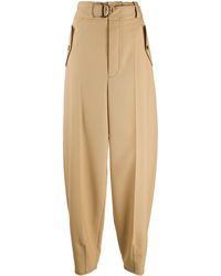 Marni Hose mit hohem Bund - Natur