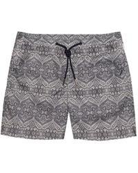 Orlebar Brown - Bulldog Drawcord Patterned Swim Shorts - Lyst