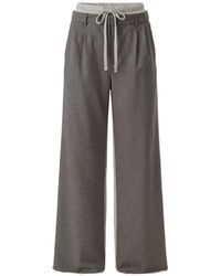 Monse - Layered-Waistband Drawstring Track Pants - Lyst