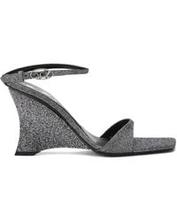 DIESEL - 90Mm D-Amber Wedge Sandals - Lyst