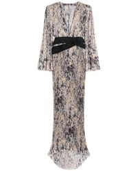 Valentino Garavani - Urbs Mosaïque Pleated Maxi Dress - Lyst