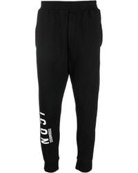 DSquared² - Icon Logo-Print Track Pants - Lyst