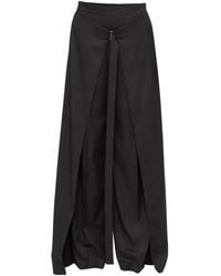 Nissa - Layered Wide-Leg Trousers - Lyst