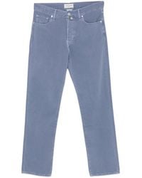 Jacob Cohen - Logo-Patch Straight-Leg Trousers - Lyst