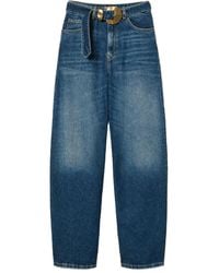Twinset - Belted Buckle-Fastening Jeans - Lyst