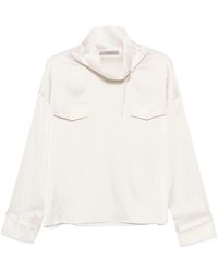 D.exterior - Blouse Met Vlakken - Lyst