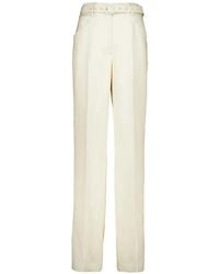 Gabriela Hearst - Norman Belted Trousers - Lyst