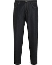 Brunello Cucinelli - Virgin Wool Flannel Five-Pocket Trousers - Lyst