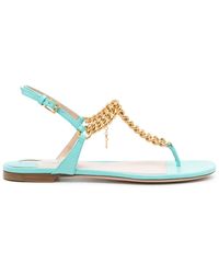 Tom Ford - Chain-Trim Flat Sandals - Lyst