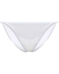 DSquared² - High-Cut Metallic Bikini Bottoms - Lyst