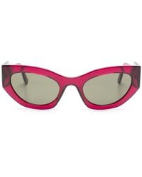 KARL LAGERFELD - Logo-Embossed Cat Eye-Frame Sunglasses - Lyst
