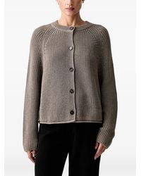 Marc O' Polo - Ribbed-Knit Raglan-Sleeve Cardigan - Lyst