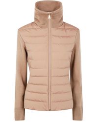 Moncler - Quilted Knit Padded Jacket - Lyst
