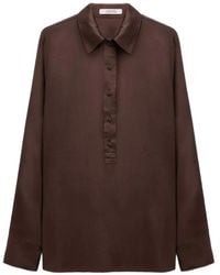 Dorothee Schumacher - Button-Down Satijnen Blouse - Lyst