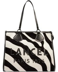 Lancel - Borsa Tote Grande Con Stampa - Lyst