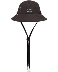 Ami Paris - Logo-plaque Bucket Hat - Lyst