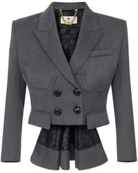 Elisabetta Franchi - Cool Wool Jacket - Lyst