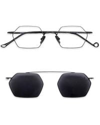 Eyepetizer - Copper + Clip-On Brille Mit Geometrischem Gestell - Lyst