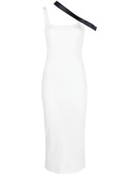 Courreges - Strap-Detail Midi Dress - Lyst