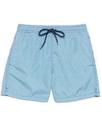 Drumohr - Monogram-Pattern Swim Shorts - Lyst