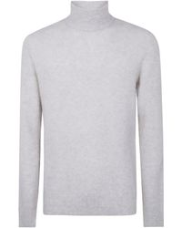 Nuur - High-Neck Long-Sleeved Sweater - Lyst