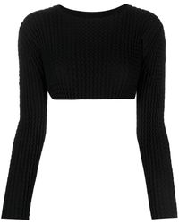 Issey Miyake - Cropped Top - Lyst