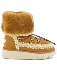 Mou - Bounce Stiefel Mit Pelzbündchen - Lyst