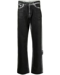 Off-White c/o Virgil Abloh - Gerade Jeans mit diagonalen Streifen - Lyst