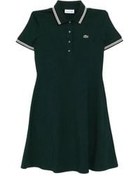 Lacoste - Polo-Collar Dress - Lyst