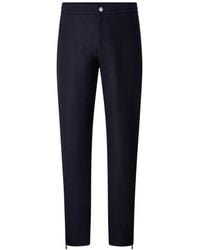 Bogner - Boris Drawstring-Flannel Tapered Trousers - Lyst