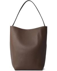 The Row - Large N/S Park Pebble-Grain Leather Tote Bag - Lyst
