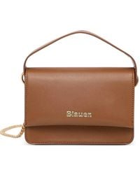 Blauer - Logo-Plaque Chain-Link Shoulder Bag - Lyst