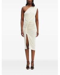 Rick Owens - Avra One-Shoulder Ruched Midi Dress - Lyst