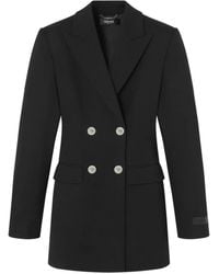 Versace - Robe-Blazer En Laine - Lyst
