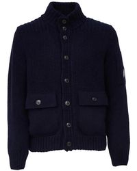 C.P. Company - Lens-Detail Button-Up Cardigan - Lyst