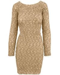 Contessa Mills - Blair Crinkled-Effect Midi Dress - Lyst