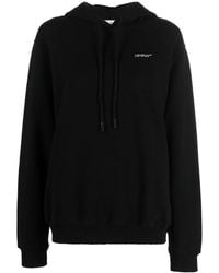 Off-White c/o Virgil Abloh - Arrows-Print Drawstring Hoodie - Lyst
