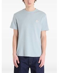 Calvin Klein - Waffle-Knit Crew-Neck T-Shirt - Lyst