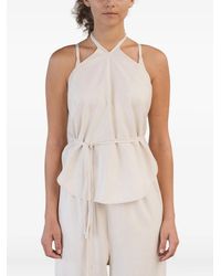 Baserange - Mar Halterneck Top - Lyst