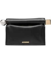 Jacquemus - La Petite Pochette Rond Leather Clutch Bag - Lyst