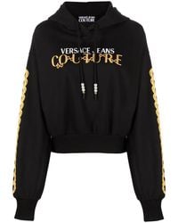 Versace Jeans Couture - Logo Couture-Print Hoodie - Lyst