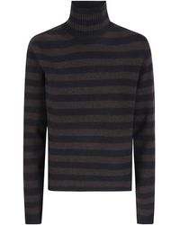 Sibel Saral - Striped Roll-Neck Sweater - Lyst
